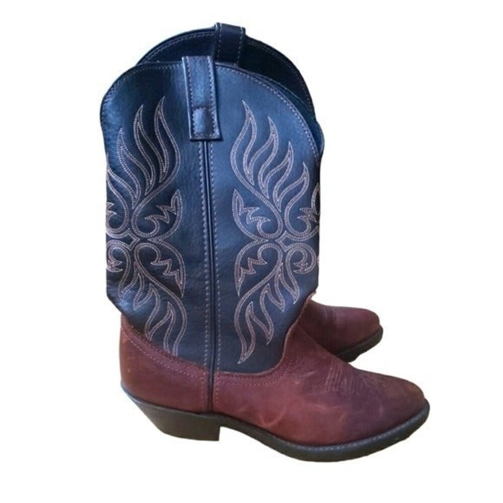 Laredo Cowboy Boots Women's Size 8.5 Kelli Copper Kettle Western Rockabilly